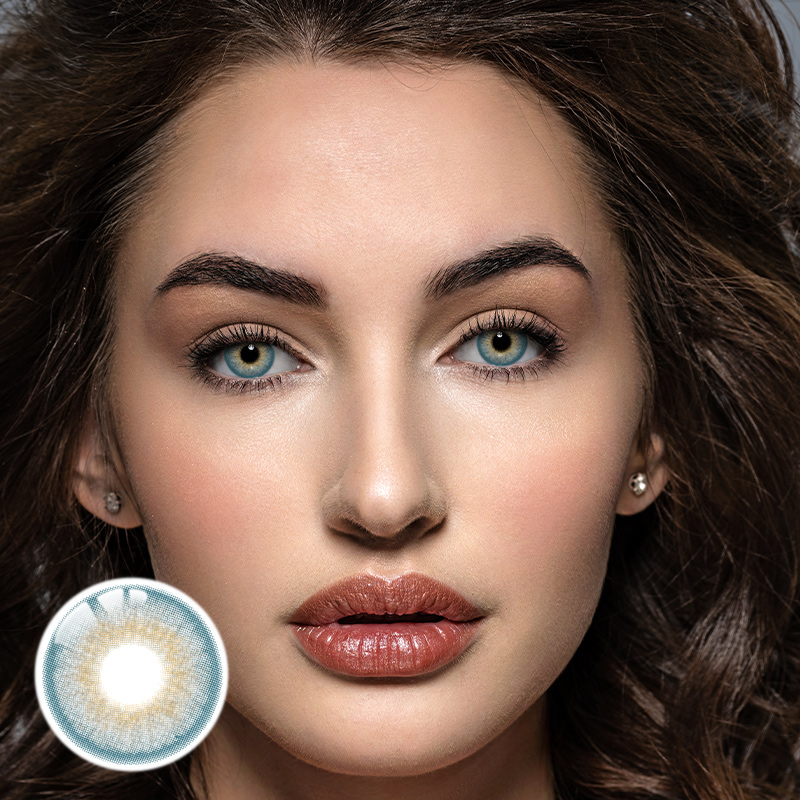 Pola Blue Yearly Contact Lenses