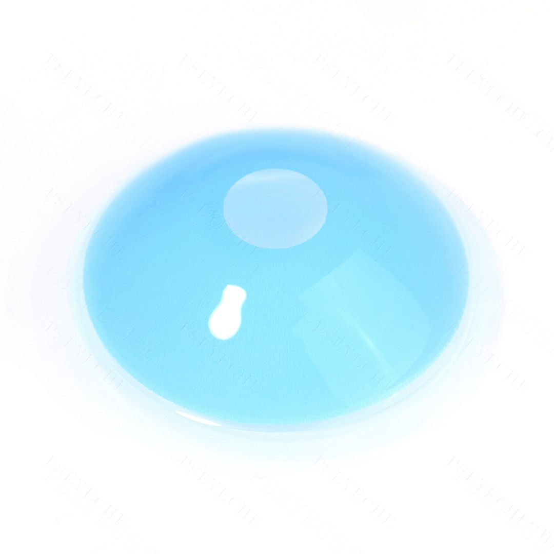 Cloudless Sky Blue 22mm Costume Yearly Contact Lenses | 2 Pcs