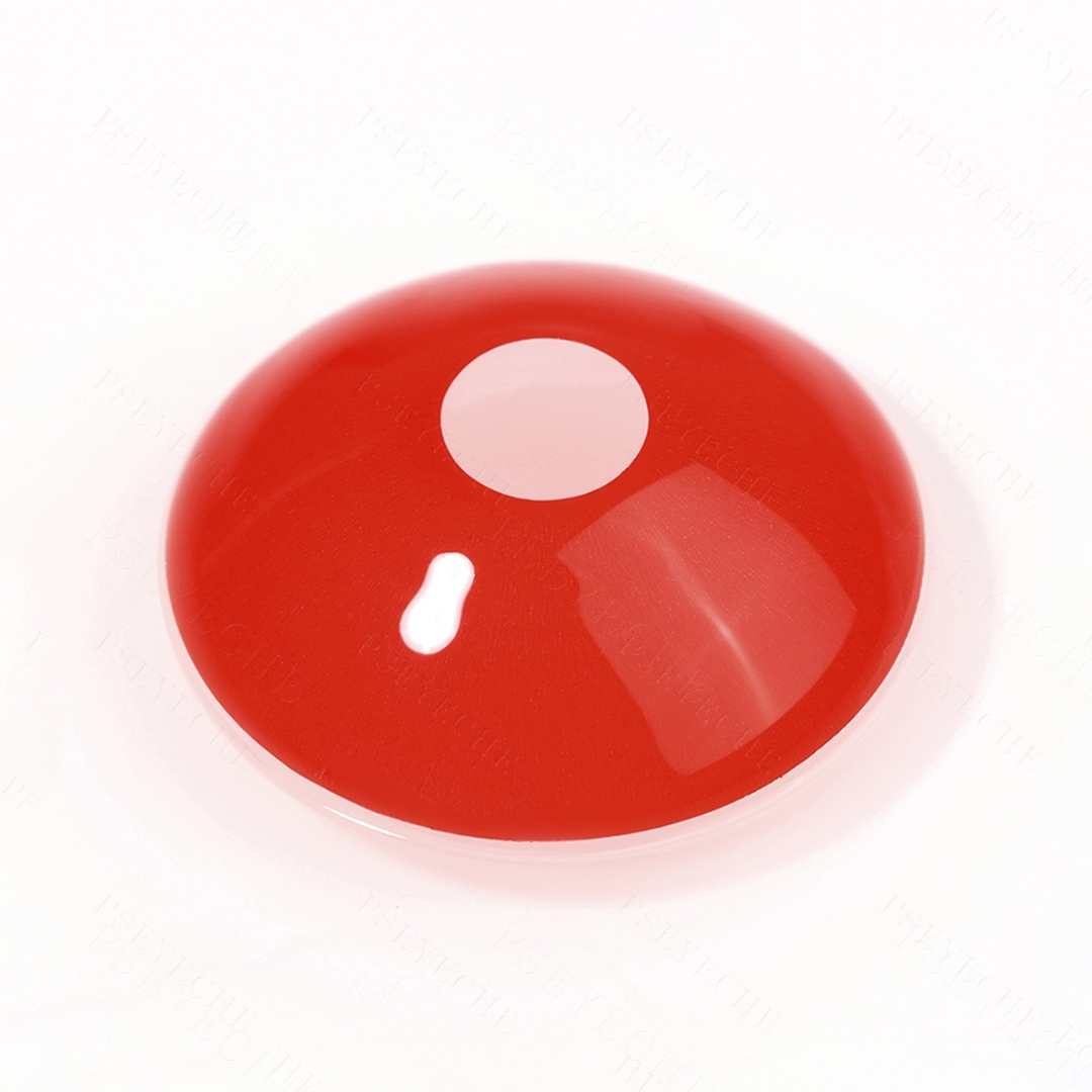 Pure Red Sclera 22mm Costume Yearly Contact Lenses