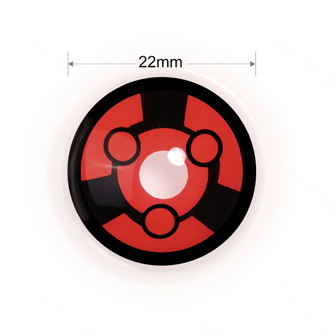 Scarlet Circuit Red 22mm Costume Yearly Contact Lenses | 2 Pcs