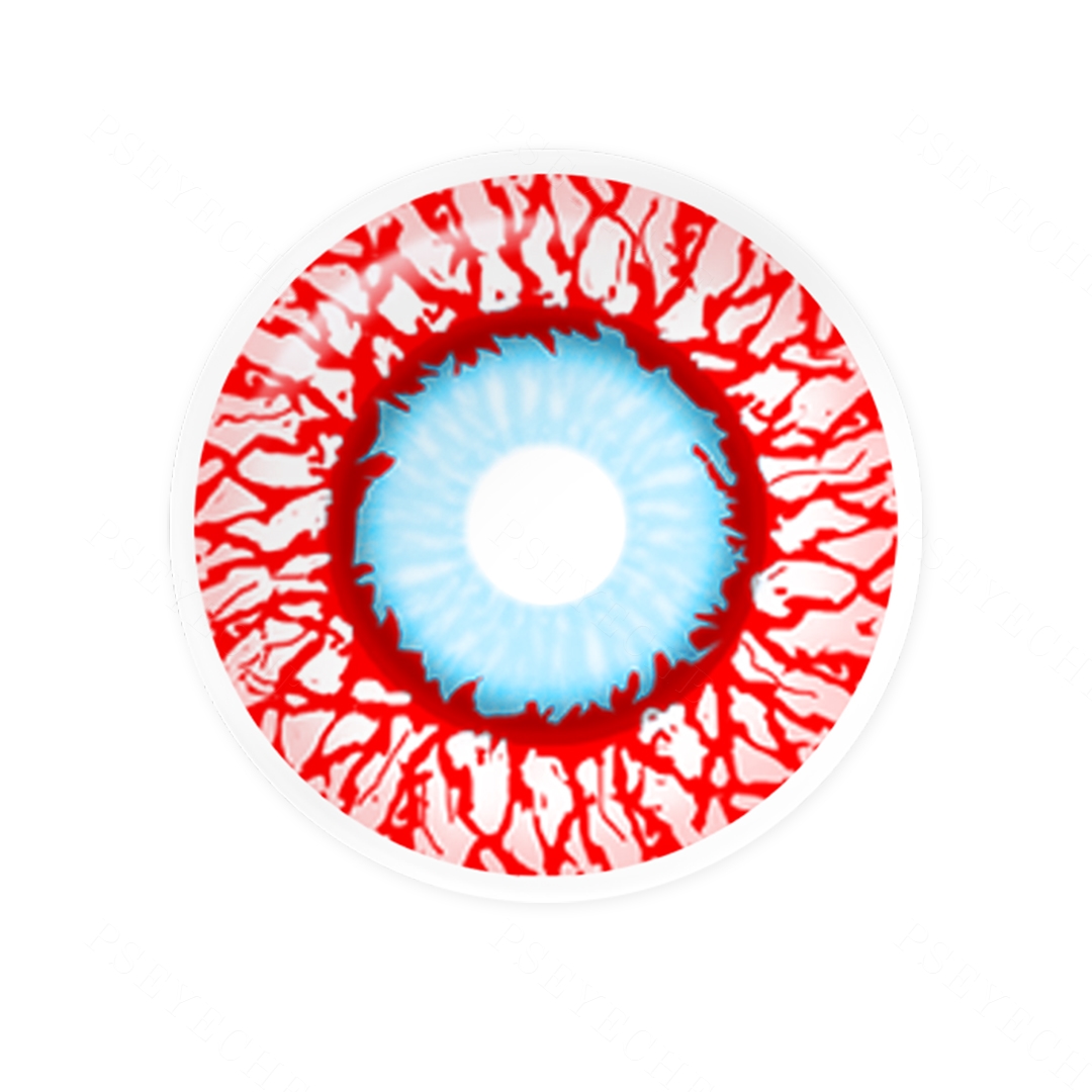 Bloodshot Red Sclera 22mm Costume Yearly Contact Lenses