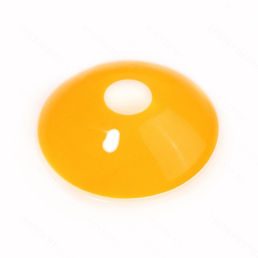Pure Orange 22mm Costume Yearly Contact Lenses | 2 Pcs