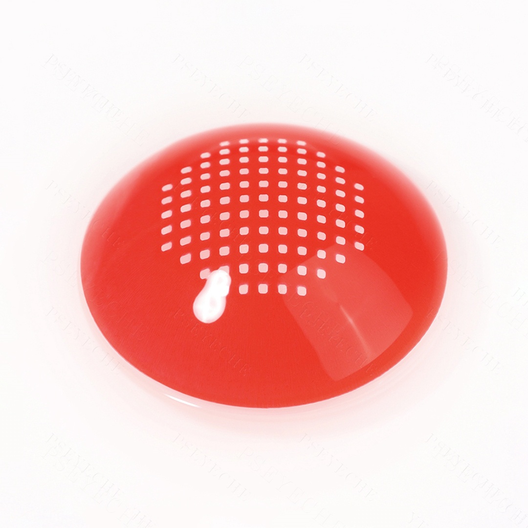 Pixel Ember Red 22mm Costume Yearly Contact Lenses | 2 Pcs