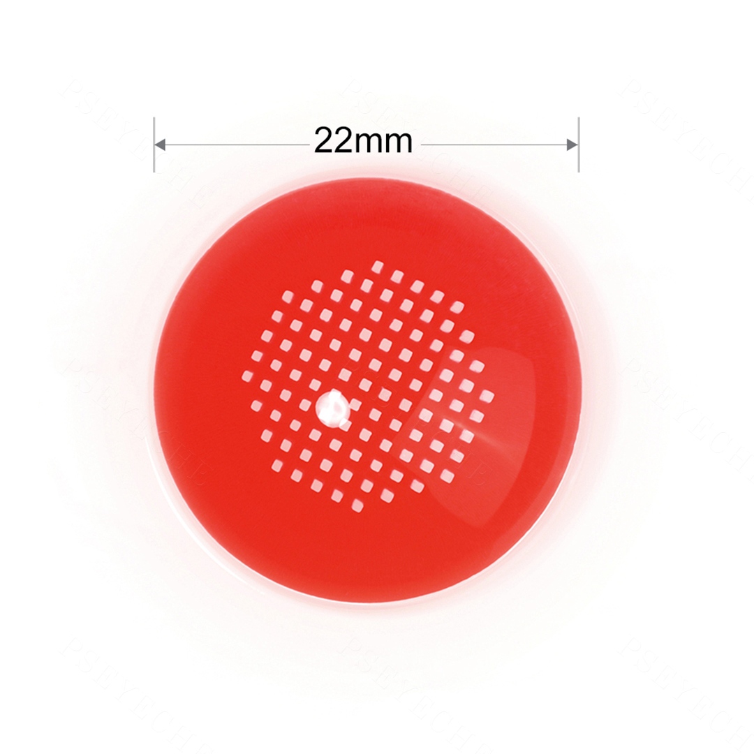 Pixel Ember Red 22mm Costume Yearly Contact Lenses | 2 Pcs