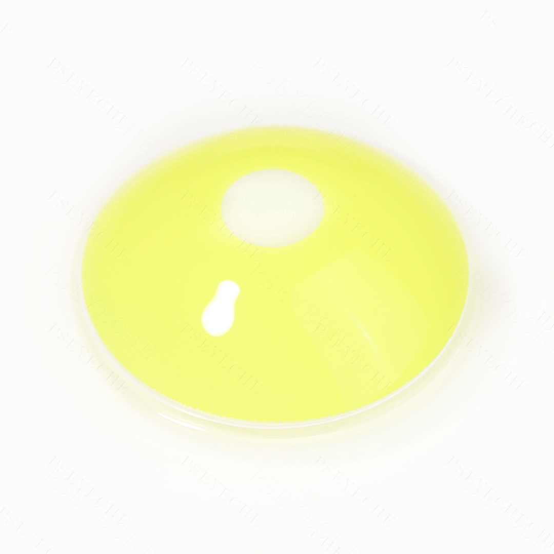 Pure Yellow Sclera 22mm Costume Yearly Contact Lenses