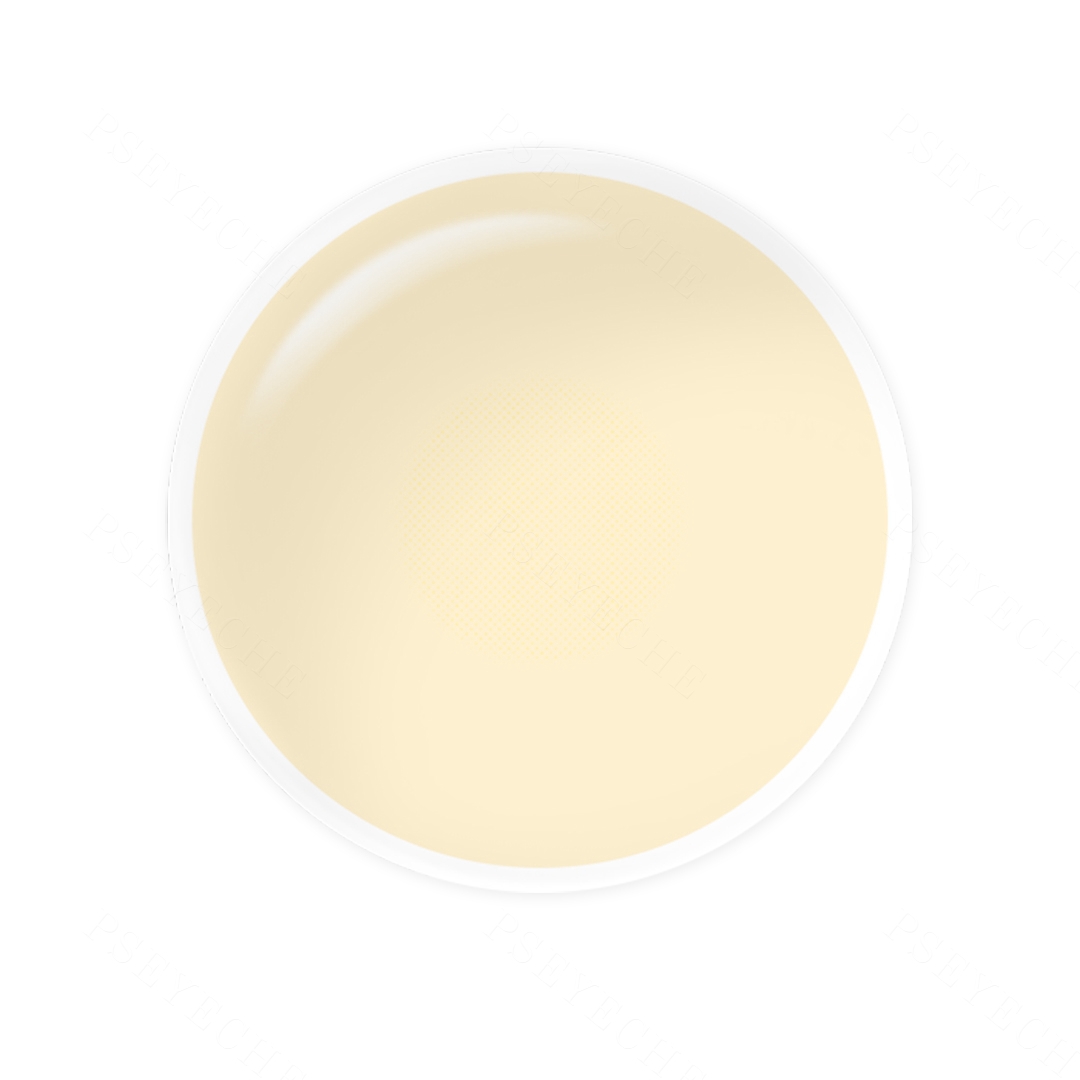 Ivory Yellow Costume 22mm Yearly Contact Lenses | 2 Pcs