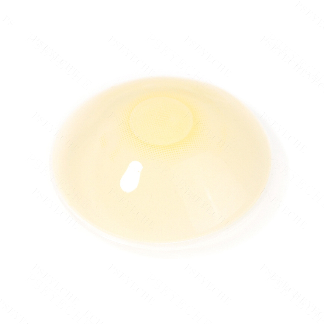 Ivory Yellow Costume 22mm Yearly Contact Lenses | 2 Pcs