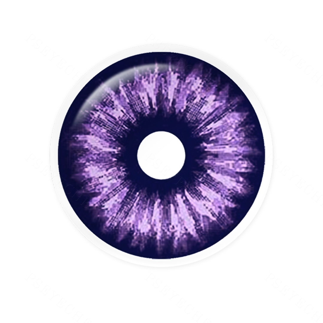 Amethyst Storm Purple 22mm Costume Yearly Contact Lenses | 2 Pcs