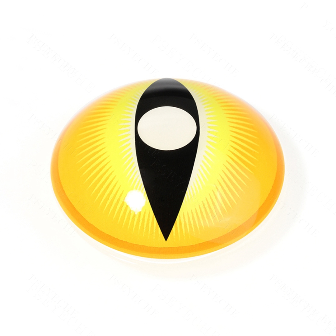 Golden Viper Yellow 22mm Costume Yearly Contact Lenses | 2 Pcs