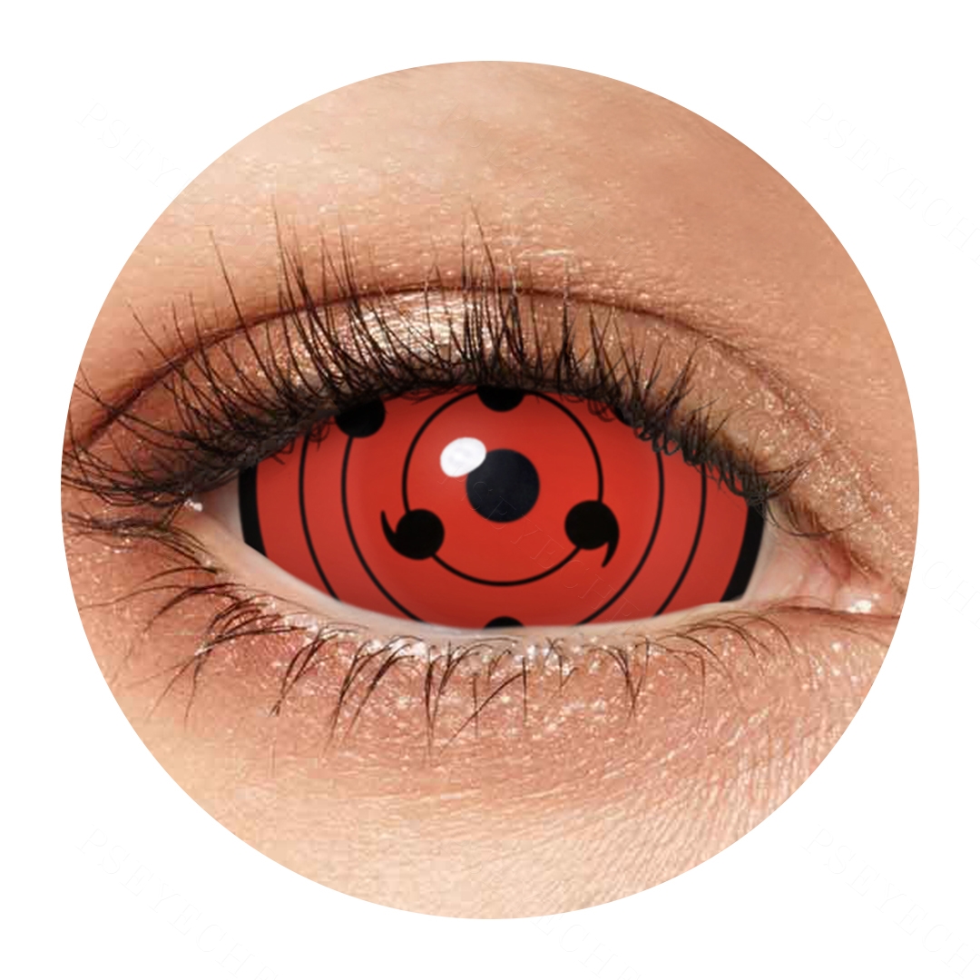 Obito Red 22mm Costume Yearly Contact Lenses | 2 Pcs