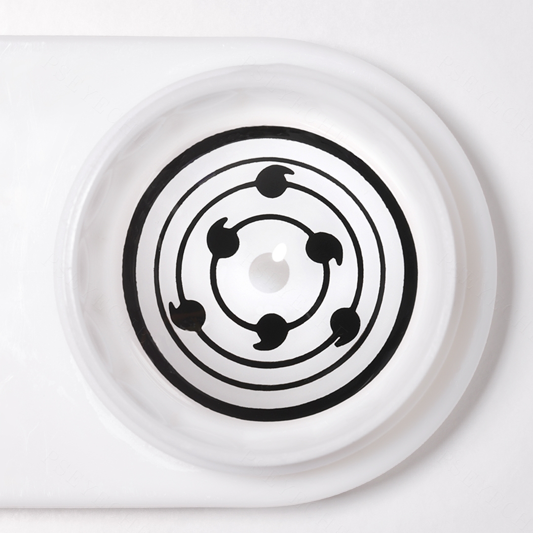 Obito White 22mm Costume Yearly Contact Lenses | 2 Pcs
