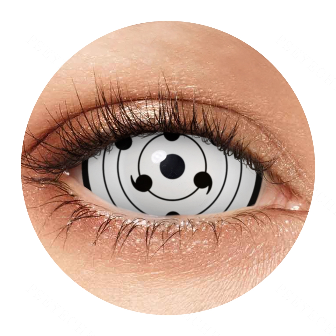 Obito White 22mm Costume Yearly Contact Lenses | 2 Pcs