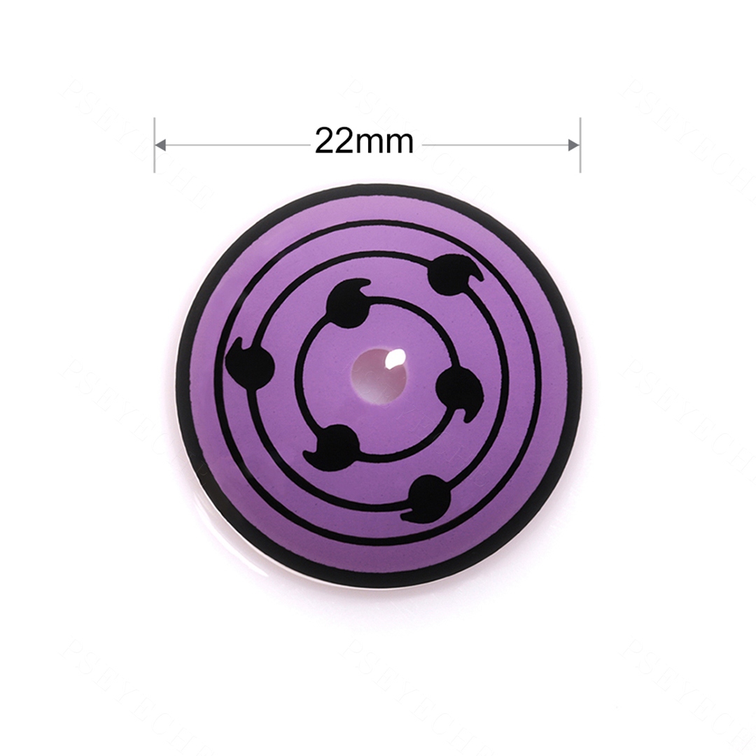 Obito Purple 22mm Costume Yearly Contact Lenses | 2 Pcs