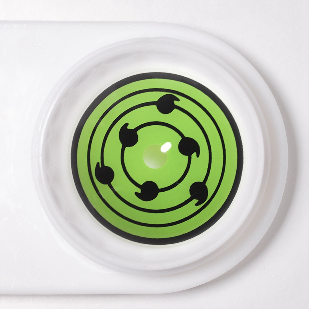 Obito Green 22mm Costume Yearly Contact Lenses | 2 Pcs