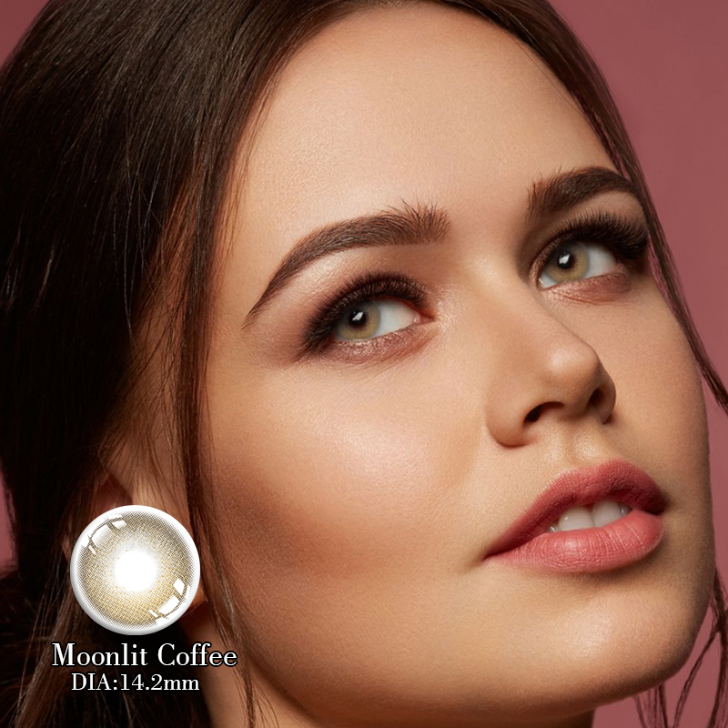 Moonlit Coffee Yearly Contact Lenses