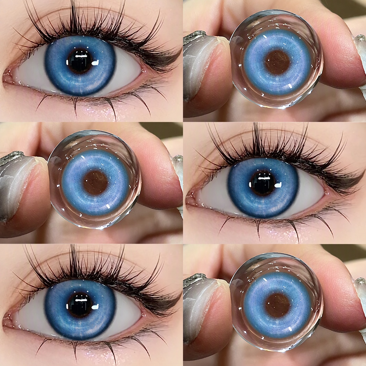 Petalweave Blue Costume Yearly Contact Lenses | 2 Pcs