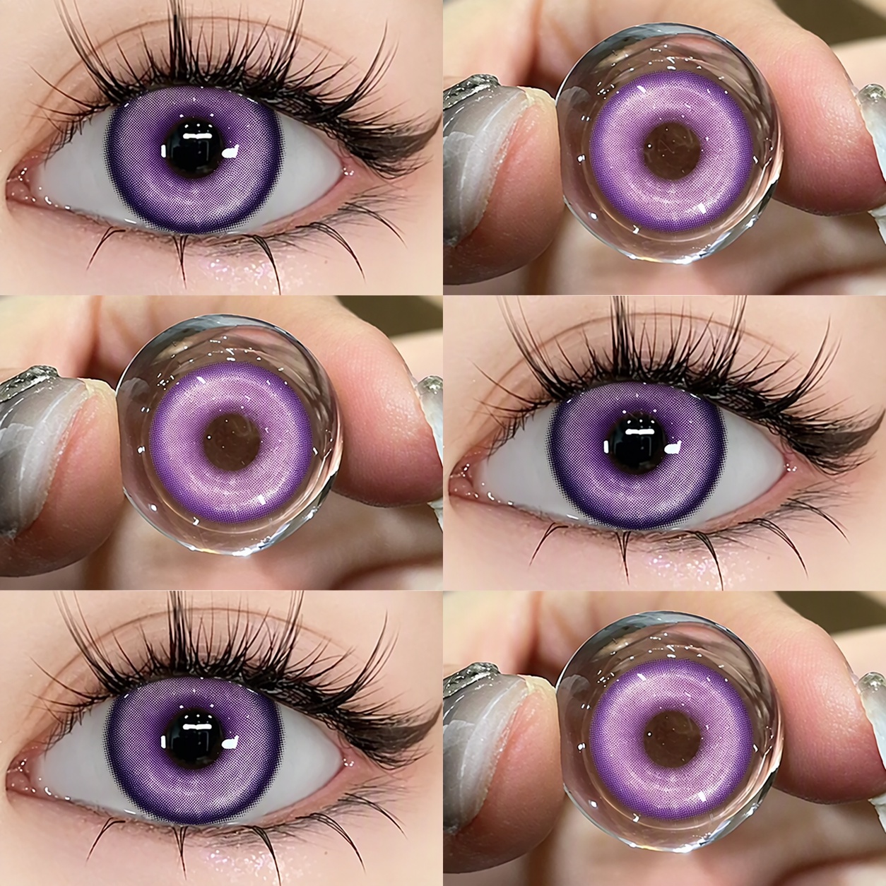Petalweave Violet Costume Yearly Contact Lenses | 2 Pcs
