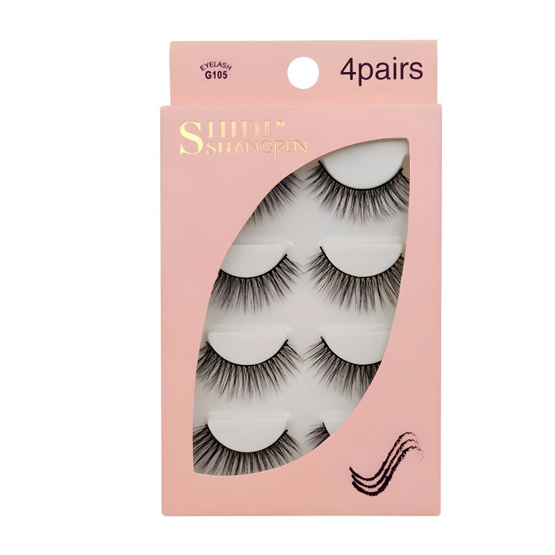 Margarita 4 Pairs Natural Lashes