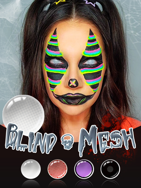 Cosplay - Blind & Mesh Contact Lenses