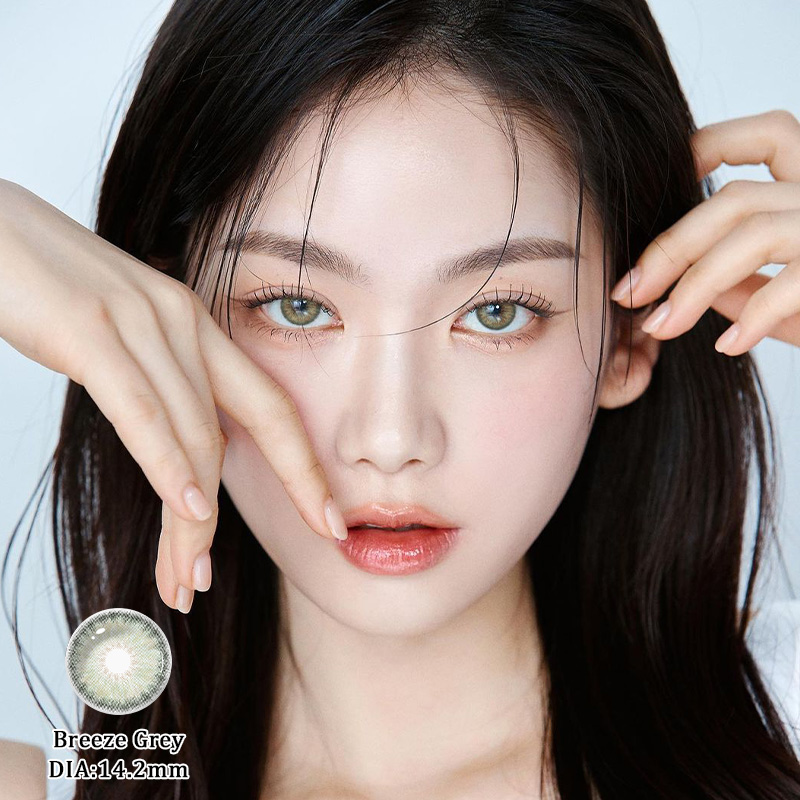 Breeze Gray Prescription Yearly Contact Lenses | 2 Pcs