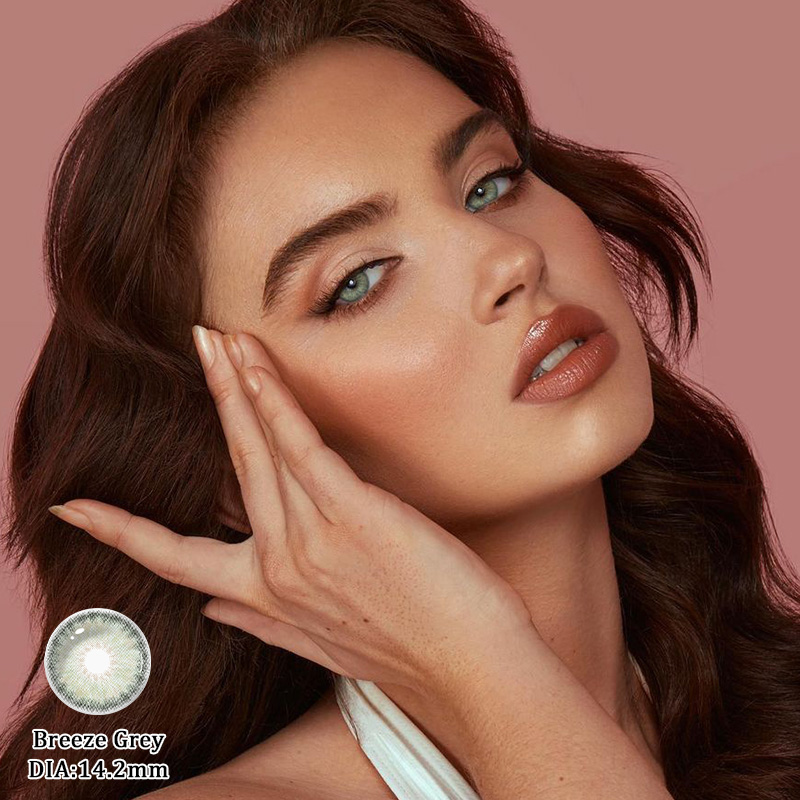 Breeze Gray Prescription Yearly Contact Lenses | 2 Pcs