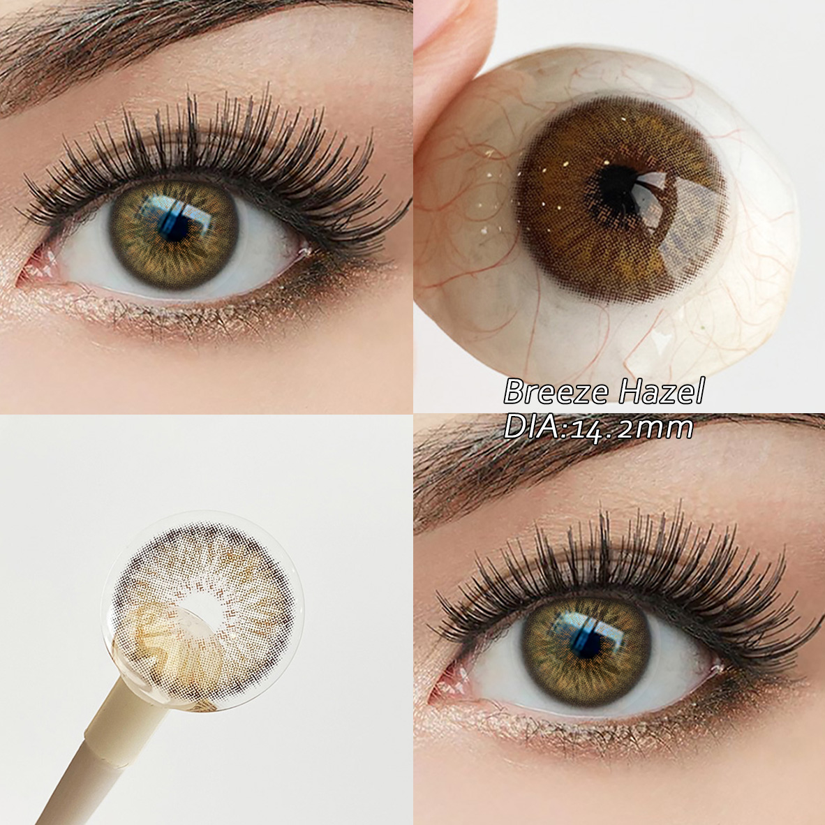 Breeze Brown Prescription Yearly Contact Lenses | 2 Pcs