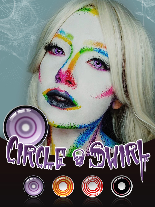 Cosplay - Circle & Swirl Contact Lenses