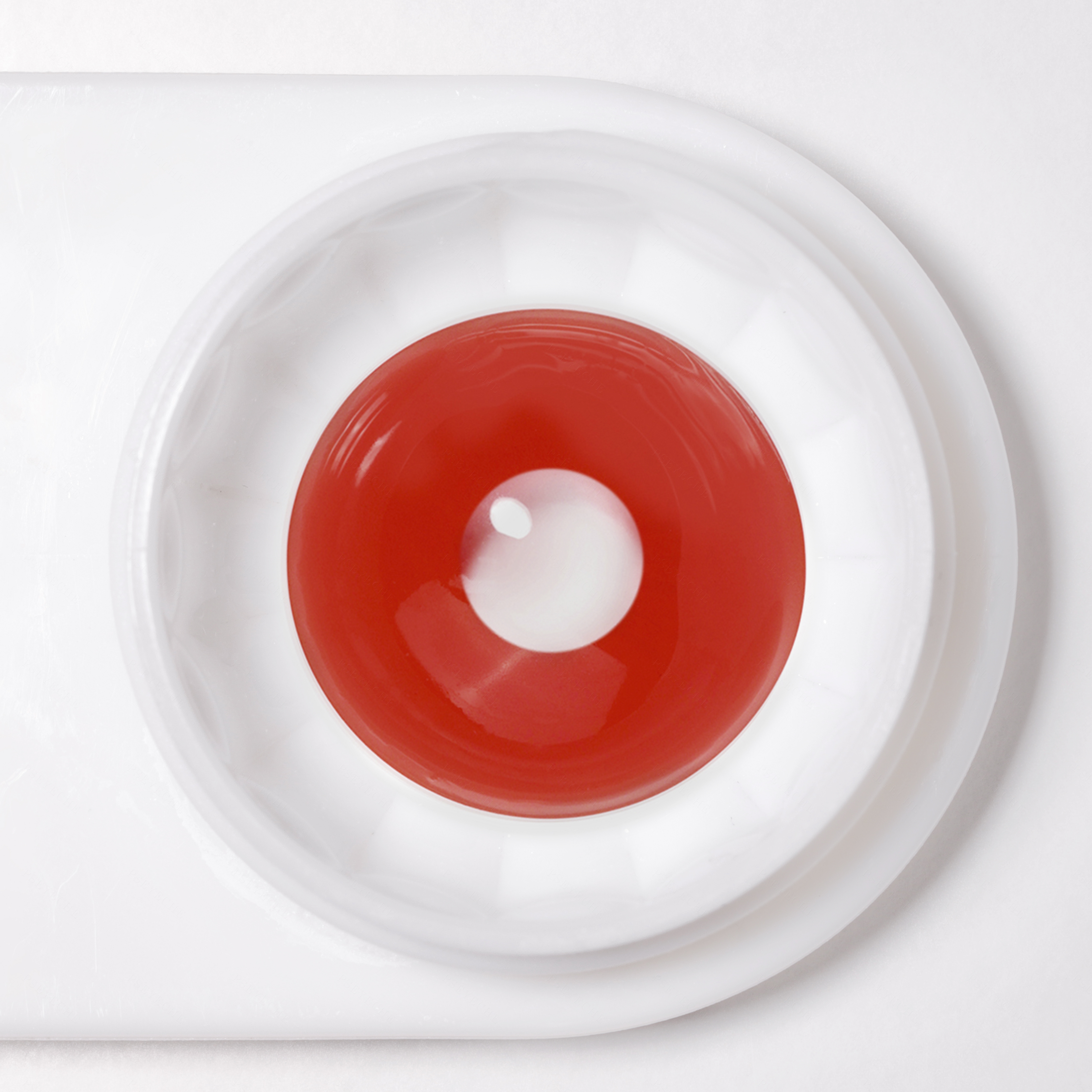 Red Zombie Sclera 17mm Costume Yearly Contact Lenses