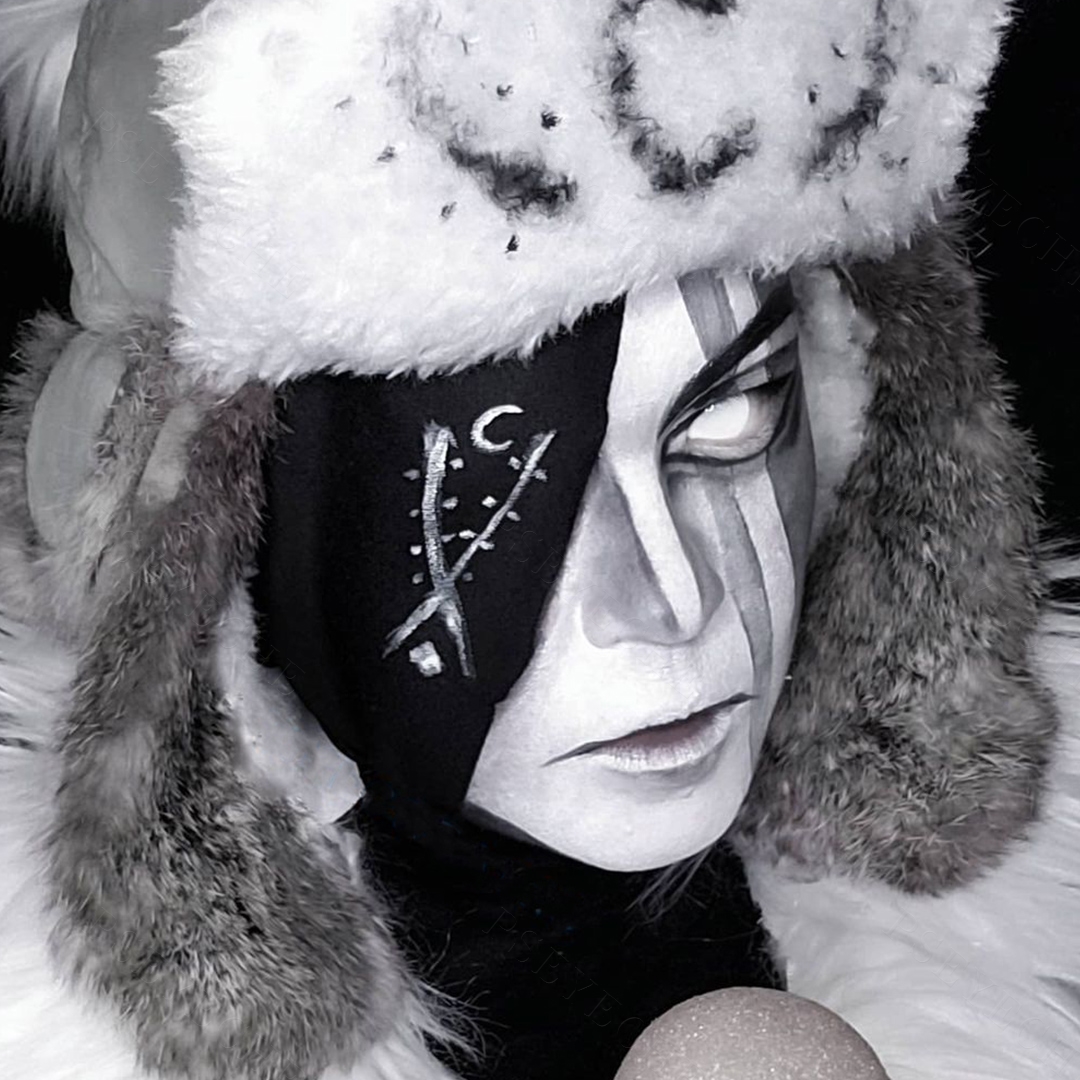 Blind White Sclera 17mm Costume Yearly Contact Lenses