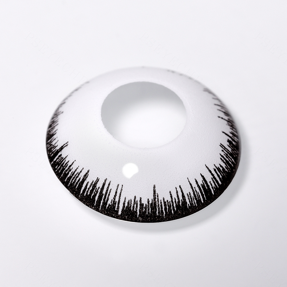 Storm White Sclera 17mm Costume Yearly Contact Lenses