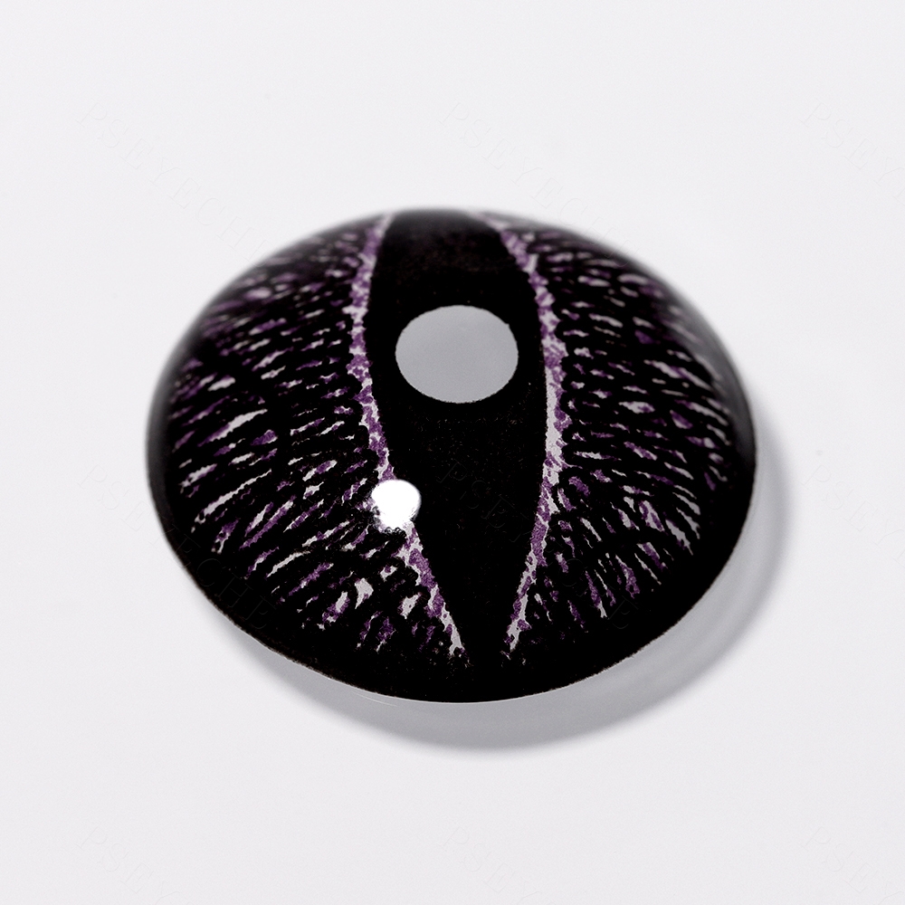 Devil's Eye Black Sclera 17mm Costume Yearly Contact Lenses