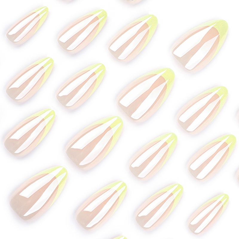 Lemon Trim Yellow Nails