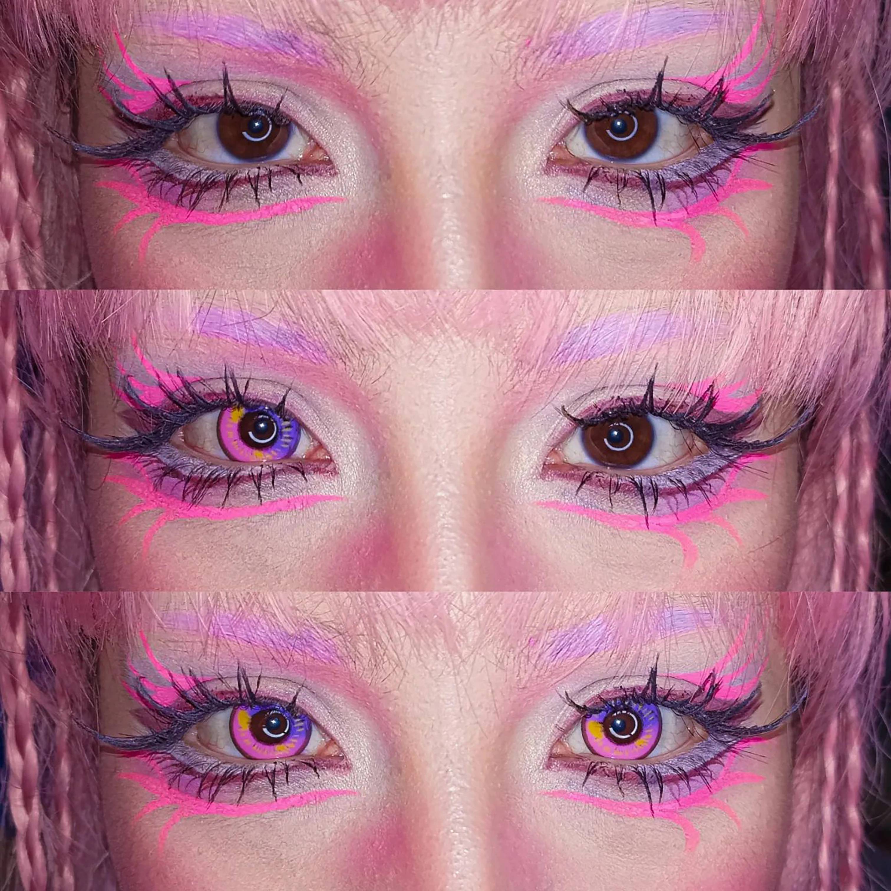 Lunar Earth Violet Costume Yearly Contact Lenses