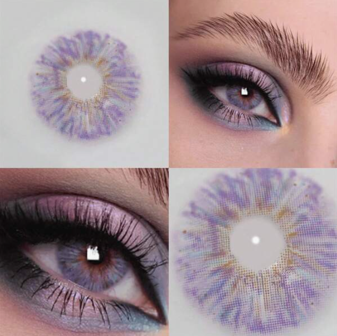 Monet Purple Yearly Contact Lenses