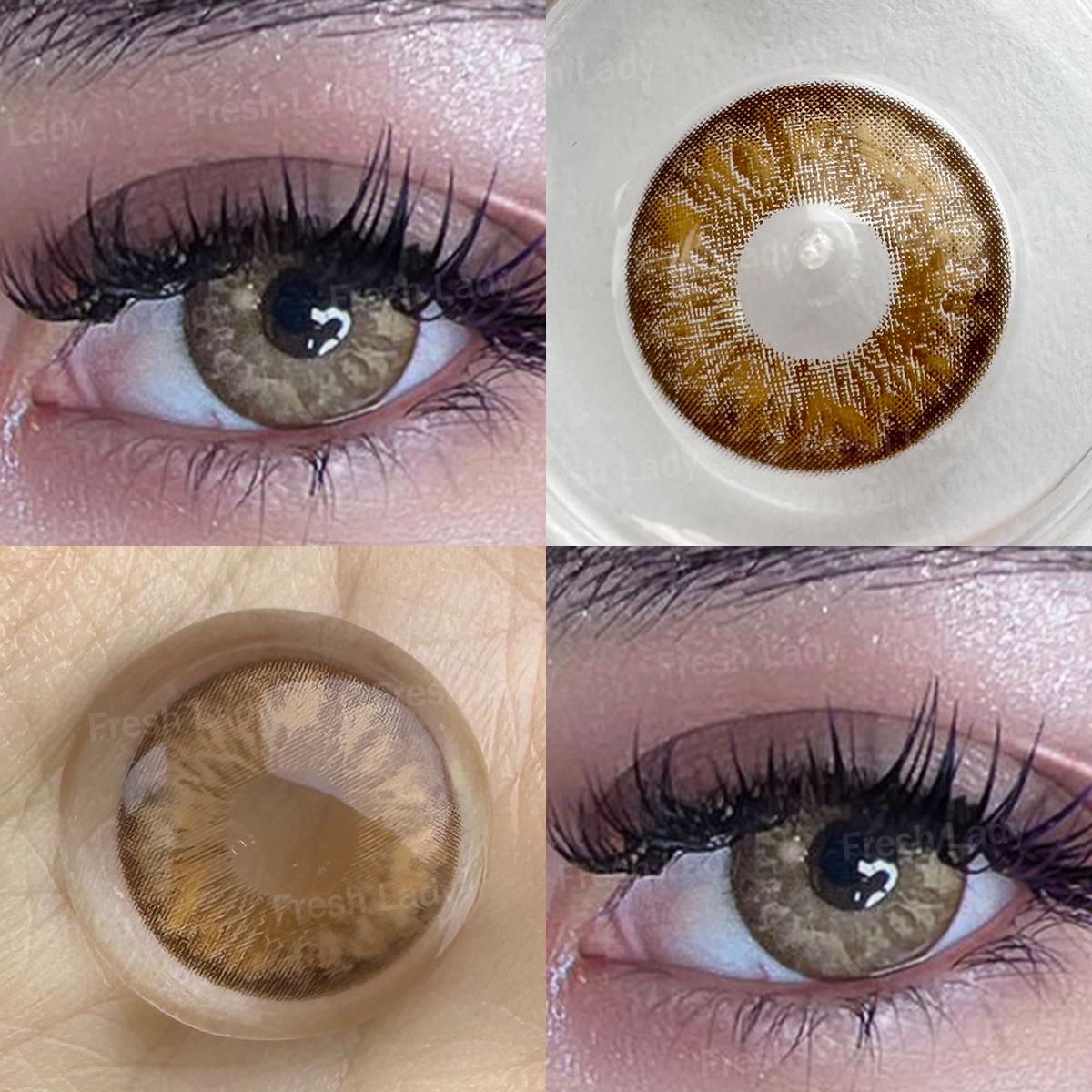 Vesper Brown Yearly Contact Lenses