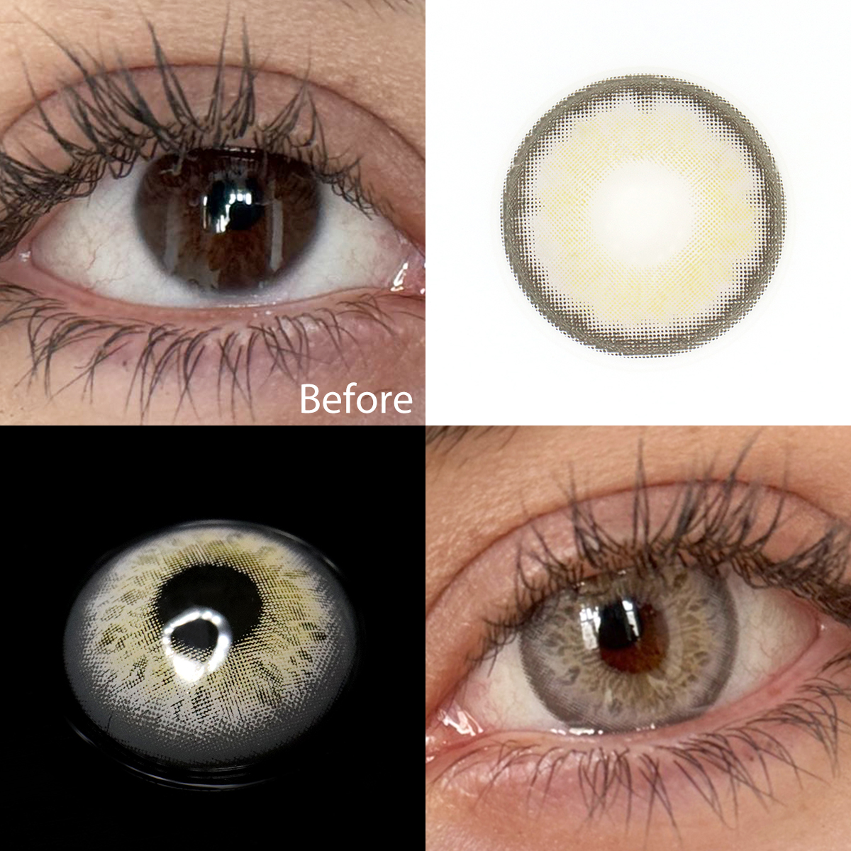 Temptation Gray Yearly Contact Lenses