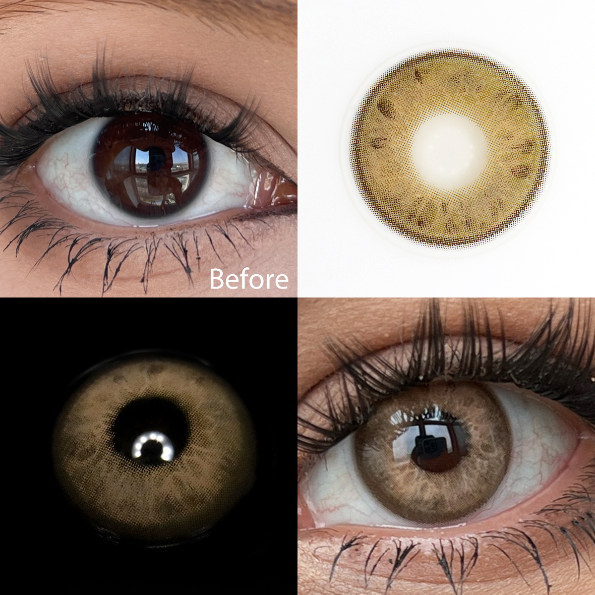 Tawny Brown Yearly Contact Lenses