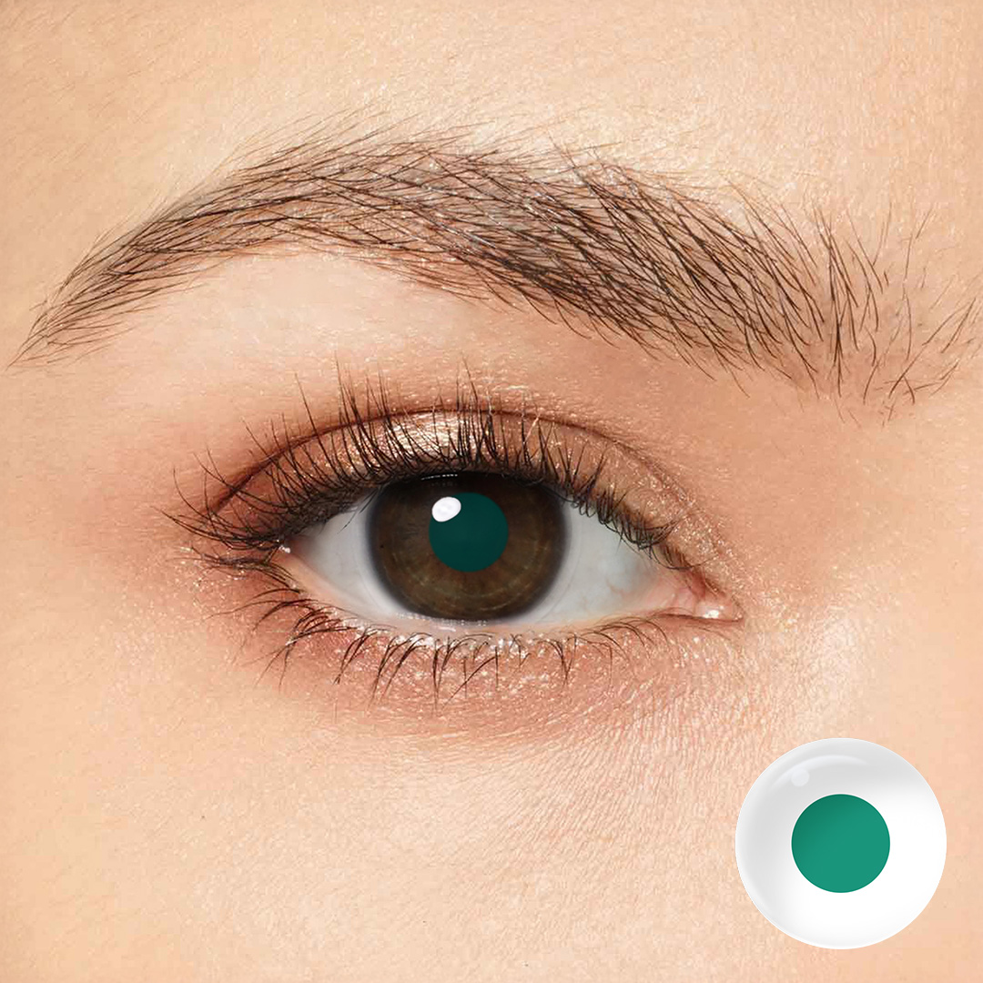 Blind Lagoon Spark Green Costume Yearly Contact Lenses | 2 Pcs