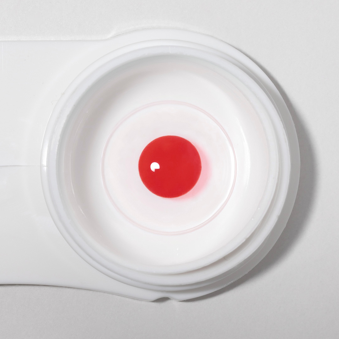 Blind Ruby Spark Red Costume Yearly Contact Lenses | 2 Pcs