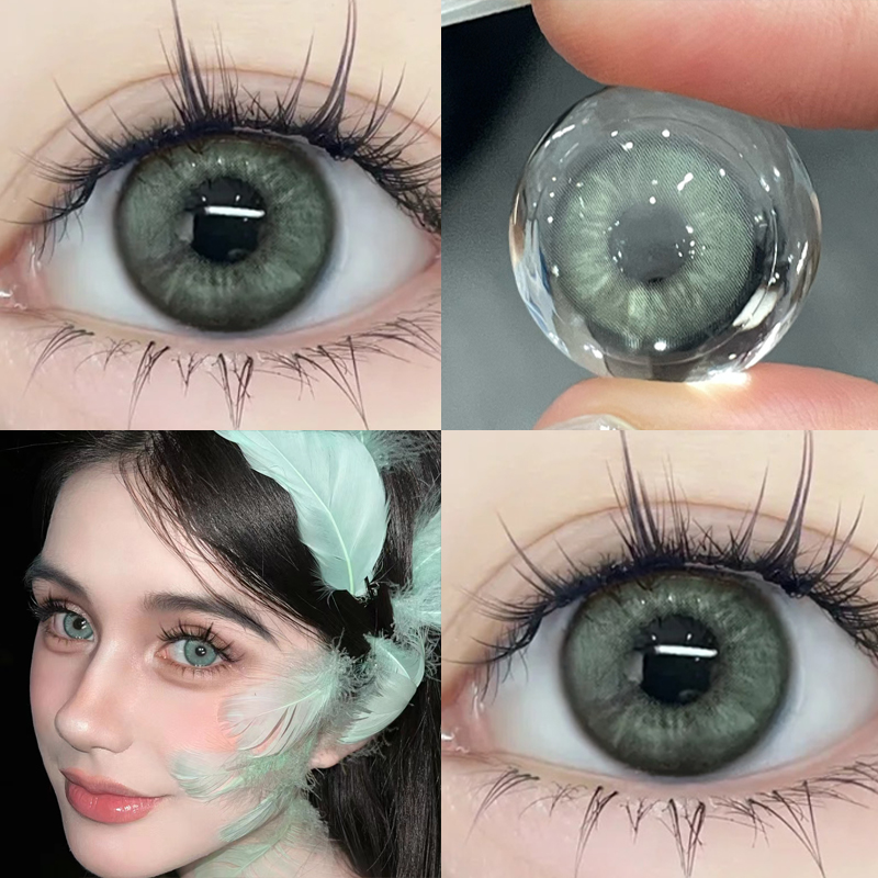 Frozen Green Daily Contact Lenses | 10 Pcs