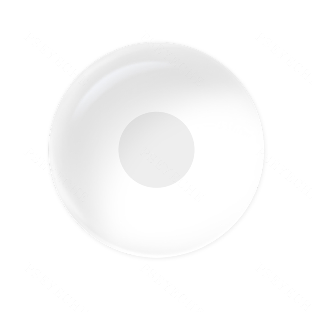 Solid White Sclera 17mm Costume Yearly Contact Lenses