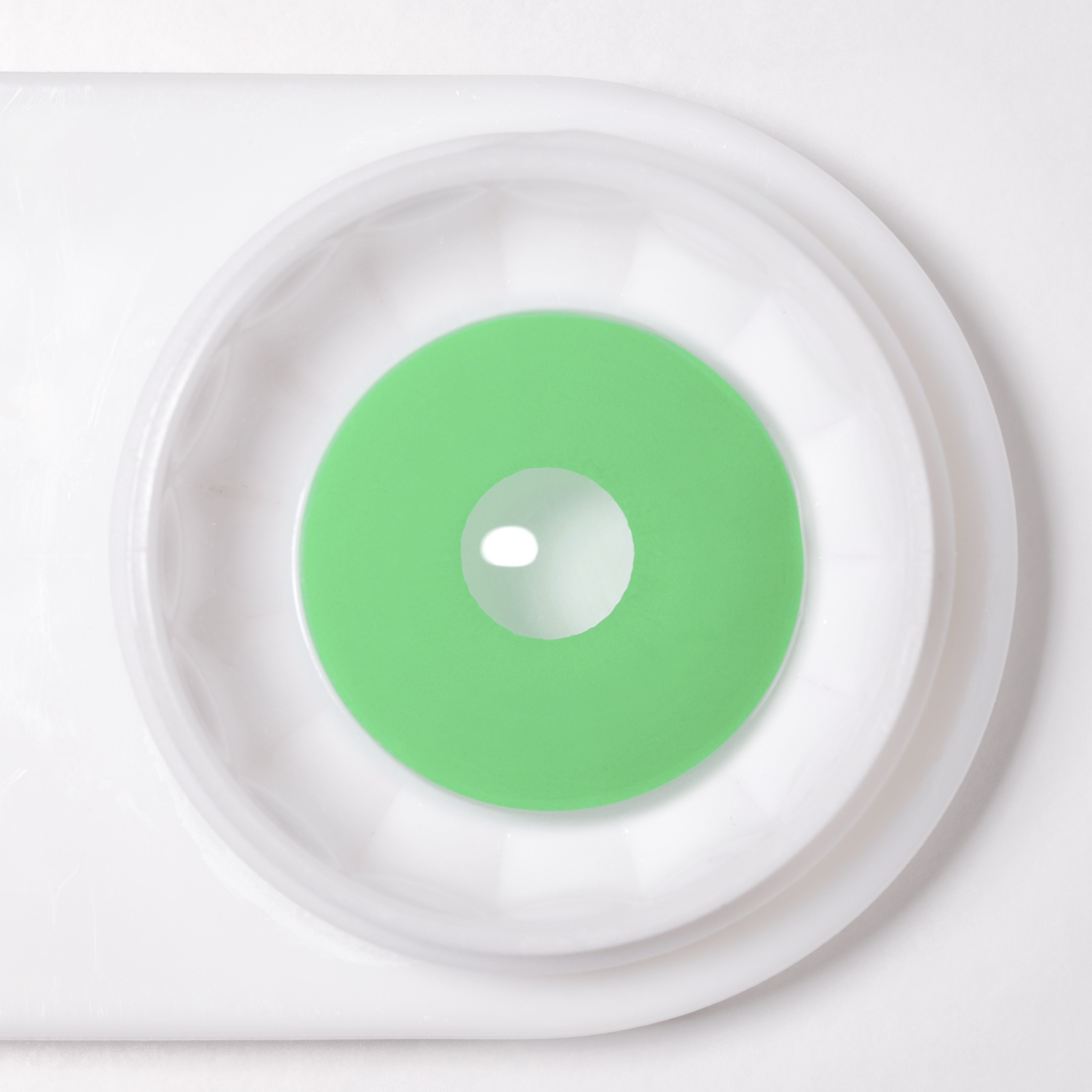 Solid Green Sclera 17mm Costume Yearly Contact Lenses