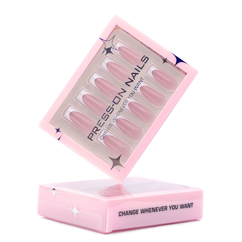 Milky Rose Pink Nails