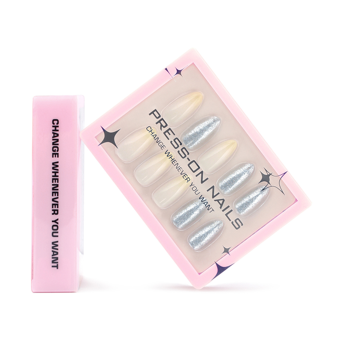 Pixie Dust Silver Nails