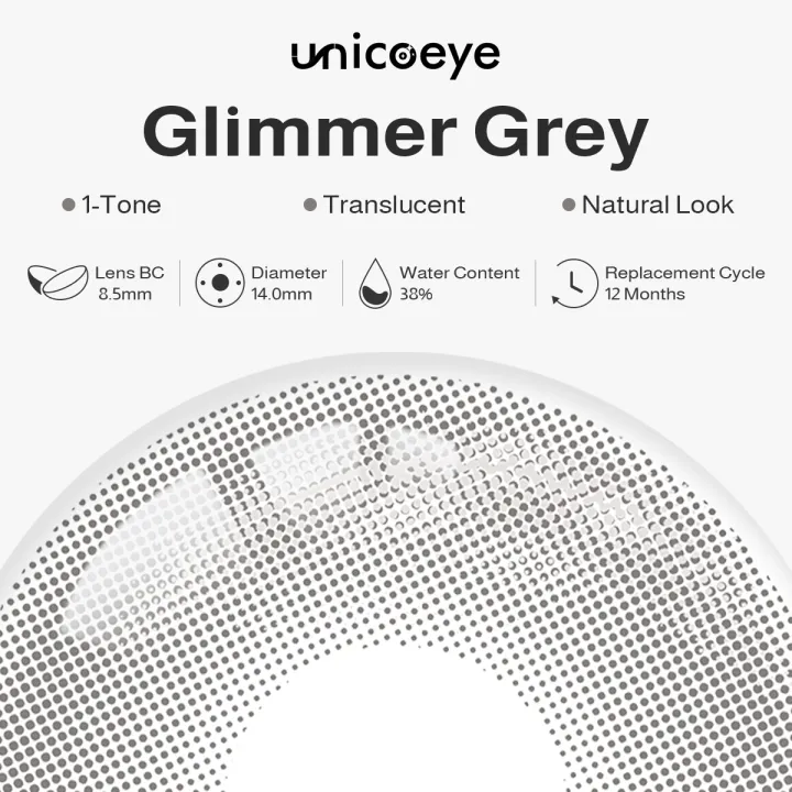 Glimmer Grey & Sono Blue & Star Pure Hazel & Queen Quartz & Luminous Brown Contact Lenses