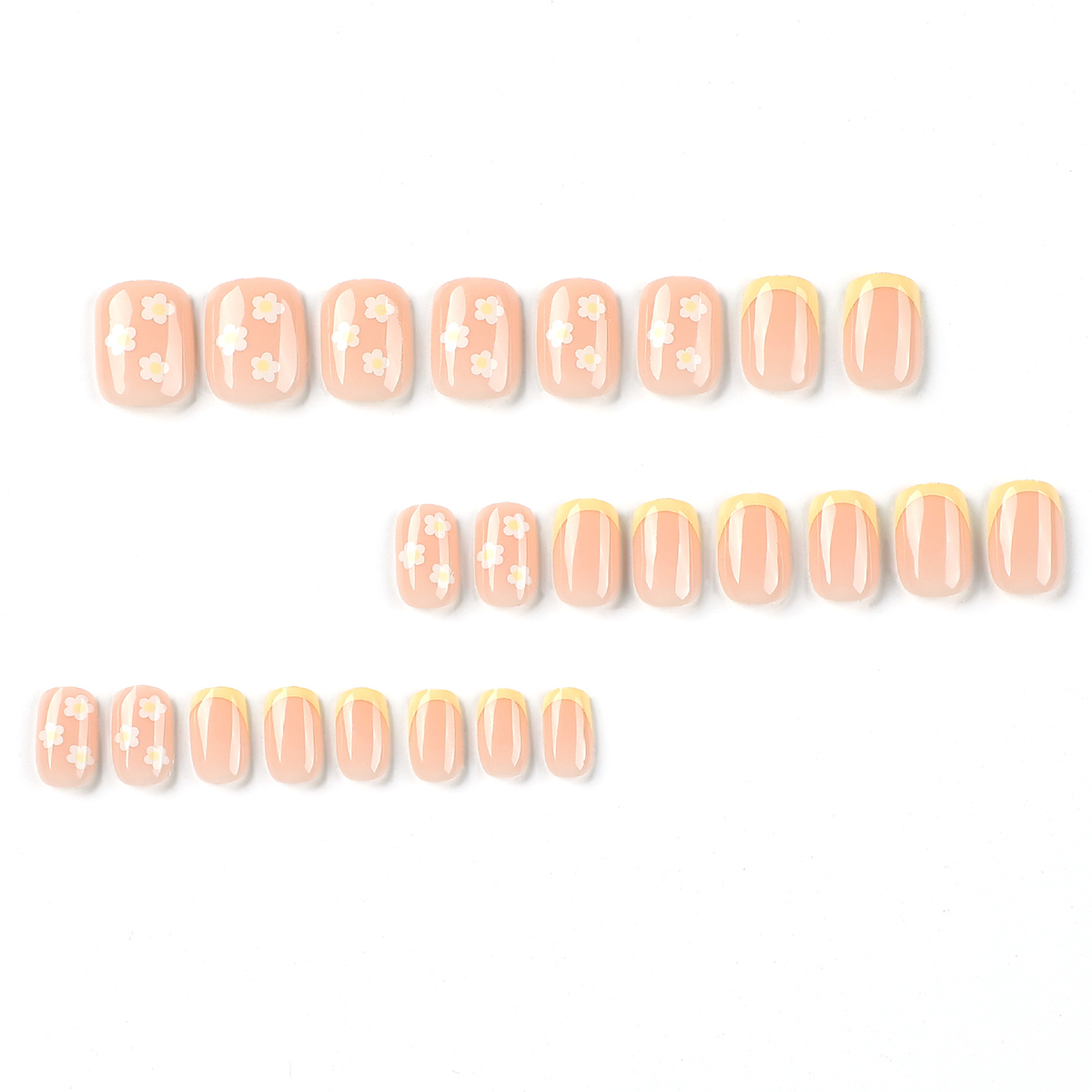 Fresh Flowers Pink Nails