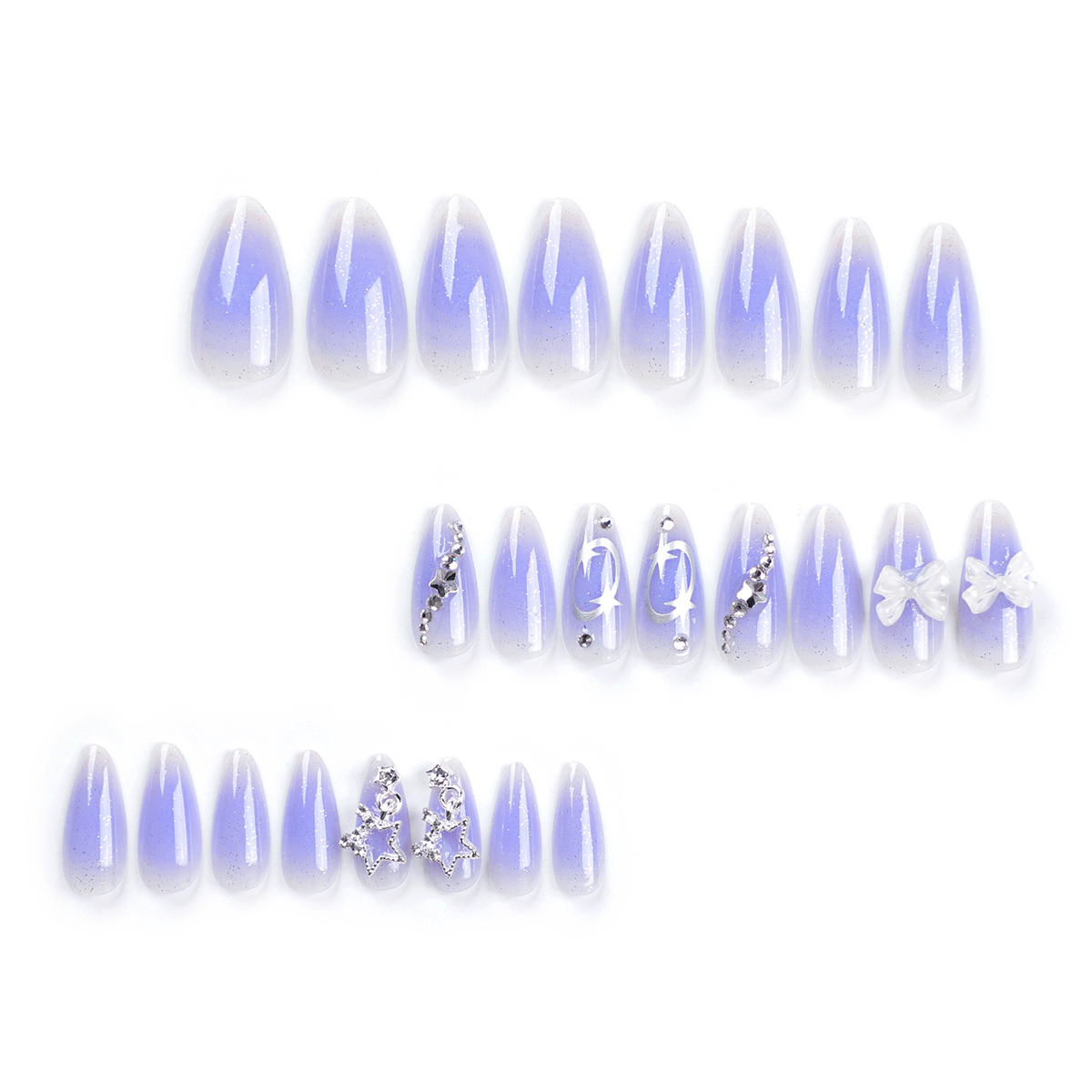 Starlight Purple Nails