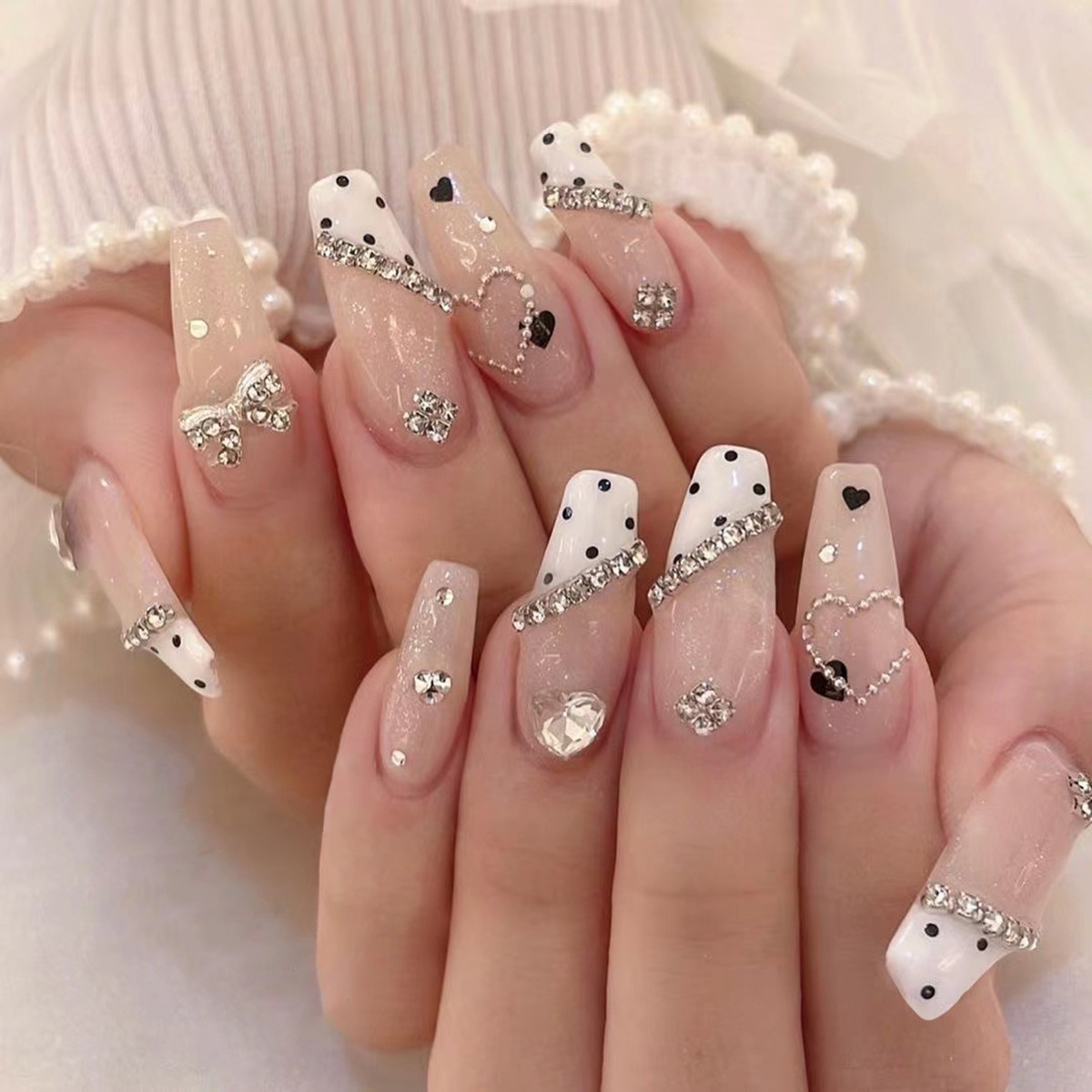 Jewel Blush Misty Rose Nails