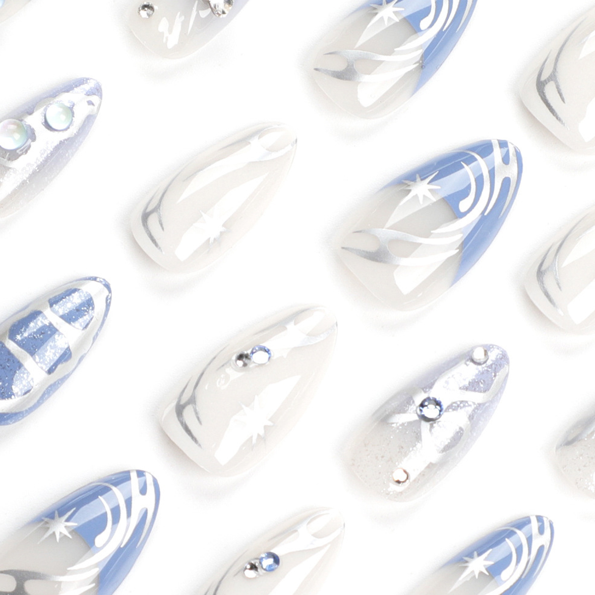 Elegant 3D Bow Wearable Nails