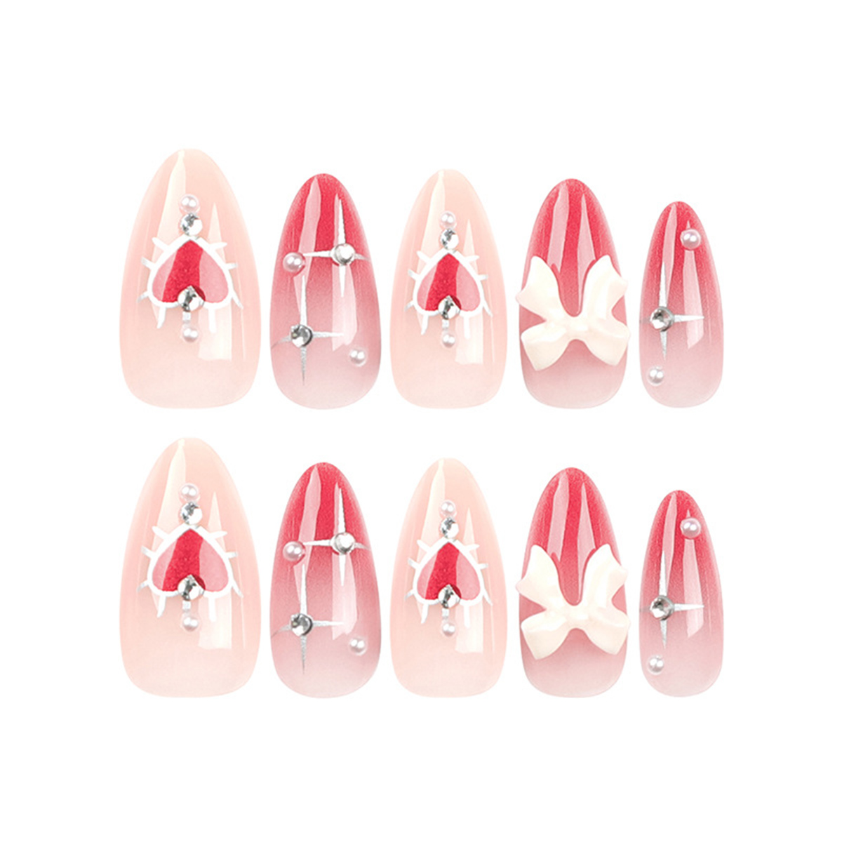 Fall In Love Red Nails